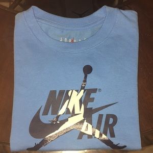 NWT (Nike) Boys Blue 100% Cotton T-Shirt